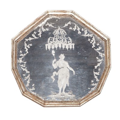 Lot 235 - Italian Baroque Etched Mirror The...