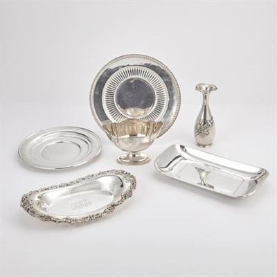 Lot 398 - Group of Six Sterling Silver Table Articles...