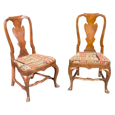 Lot 468 - Set of Four George II Style Stained Beechwood...