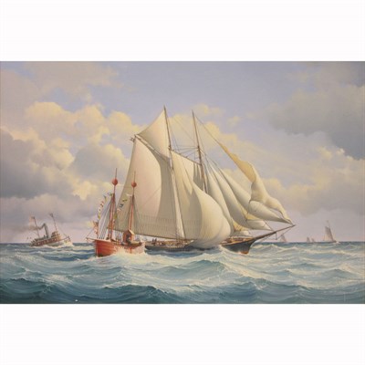 Lot 8 - William Henry Bishop British, b. 1942 Schooner...