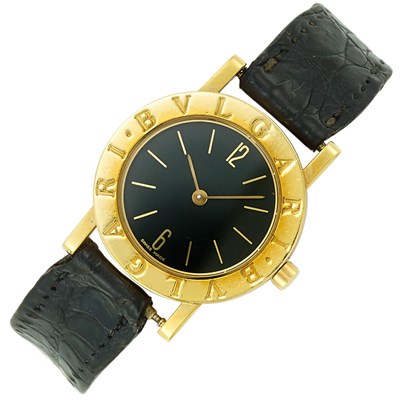 Lot 1024 - Lady's Gold Wristwatch, Bulgari