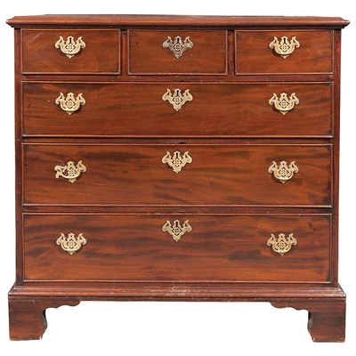 Lot 166 - George III Mahogany Chest of Drawers The...
