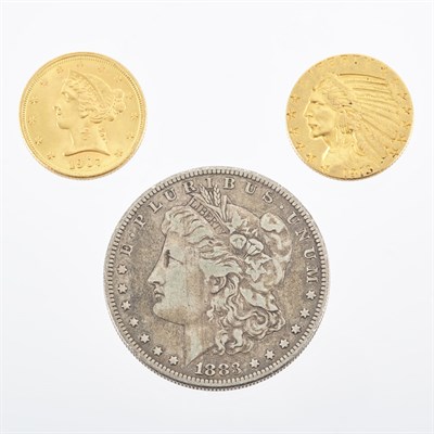 Lot 1215 - Gold and Silver Coin Group