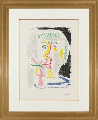Lot 174 - Pablo Picasso FUMEUR À LA CIGARETTE VERTE (B....