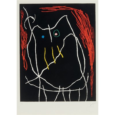 Lot 163 - Joan Miró GRAND DUC II (D. 395) Color etching,...