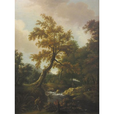 Lot 64 - Dutch School 18th/19th Century Huntsmen in a...