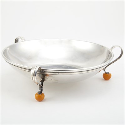 Lot 324 - Continental Sterling Silver Centerpiece Bowl...