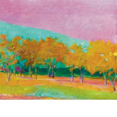 Lot 45 - Wolf Kahn German/American, b. 1927 Pink Sky,...