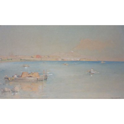 Lot 60 - Eduardo Monteforte Italian, 1849-1933 View of...