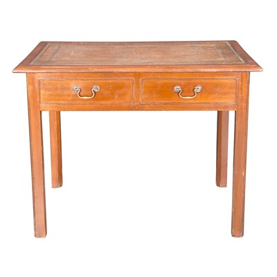 Lot 413 - George III Style Mahogany Table/Library Steps...