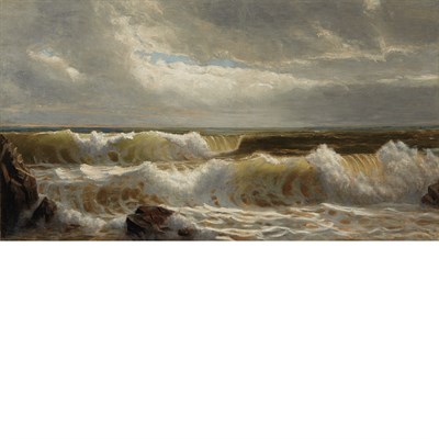 Lot 56 - Attributed to William Trost Richards Seascape...