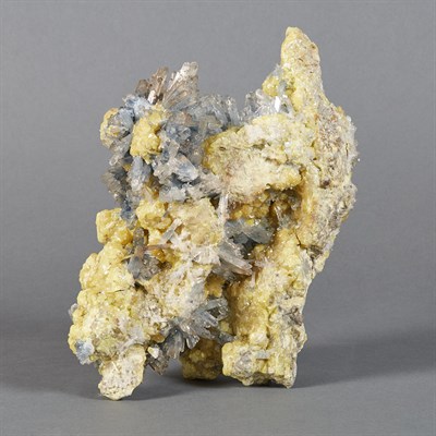 Lot 1138 - Celestine with Sulphur Wonderful...