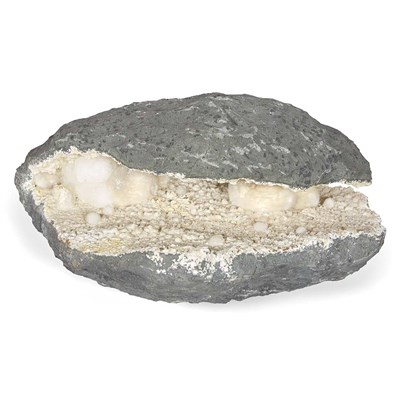Lot 1148 - Okenite Amazing bazaltic geode with Okenite...