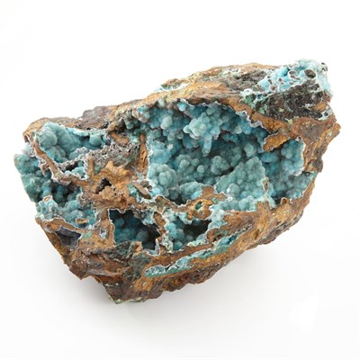 Lot 1149 - Druzy Quartz over Chrysocolla Botryoidal...