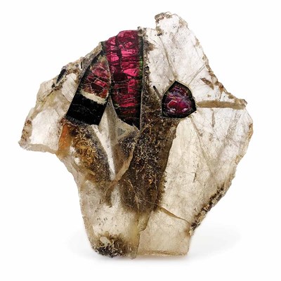 Lot 1159 - Tourmaline Slice Very attractive pink...