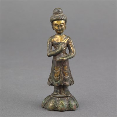 Lot 136 - Chinese Gilt-Bronze Female Ming Dynasty Style...
