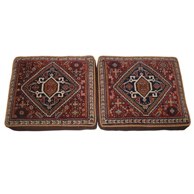 Lot 508 - Two Q'ashqa'i Pillows Southwest Persia, late...