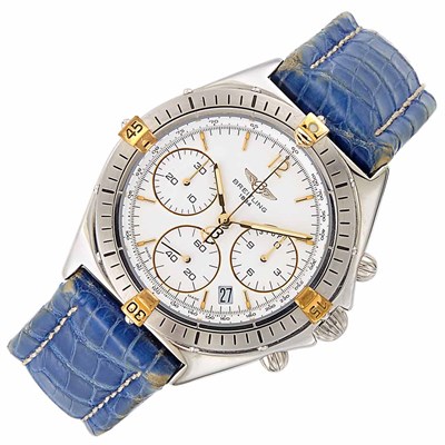Lot 1177 - Stainless Steel Wristwatch, Breitling