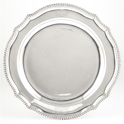Lot 270 - William IV Silver Second Course Dish John...