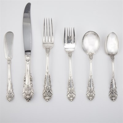 Lot 330 - Wallace Sterling Silver Flatware Service In...
