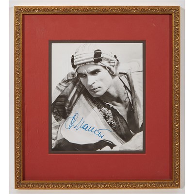 Lot 183 - NUREYEV, RUDOLF Photograph signed, being a...