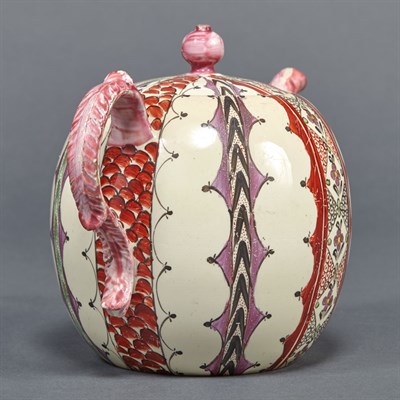 Lot 365 - English Creamware Teapot Probably...