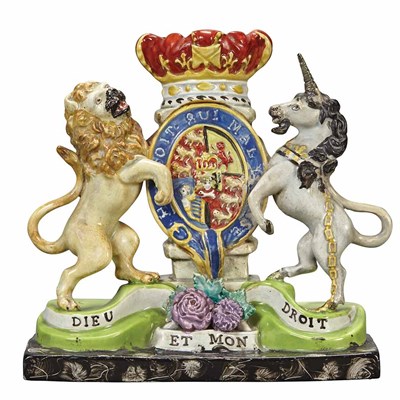 Lot 362 - John Walton Staffordshire Pottery Royal Coat...