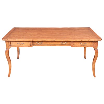 Lot 438 - Louis XV Style Fruitwood Writing Table Height...