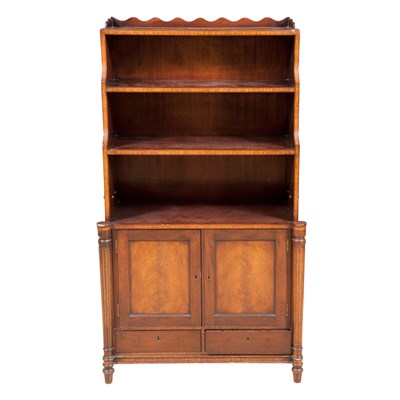 Lot 442 - George III Mahogany Bookcase Height 46 3/4...