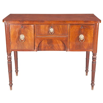 Lot 360 - Regency Mahogany Sideboard Circa 1810 Height...