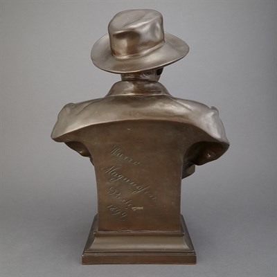 Lot 674 - German Presentation Bronze Bust of Otto von...