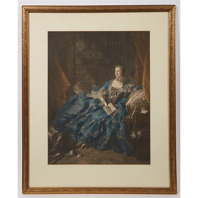 Lot 99 - After Francois Boucher LA MARQUISE DE...
