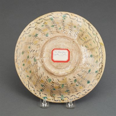 Lot 437 - Nishapur Pottery Bowl Iran, 10th century...