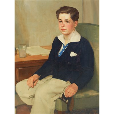 Lot 101 - American School 20th Century Portrait of...