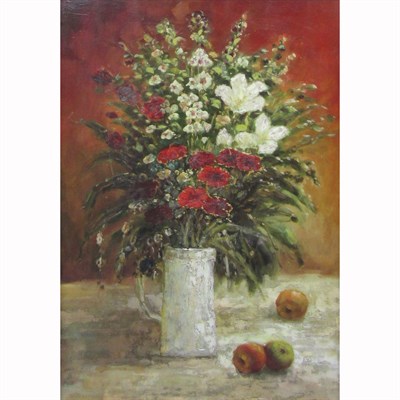 Lot 4 - American School 20th Century Still Life with...