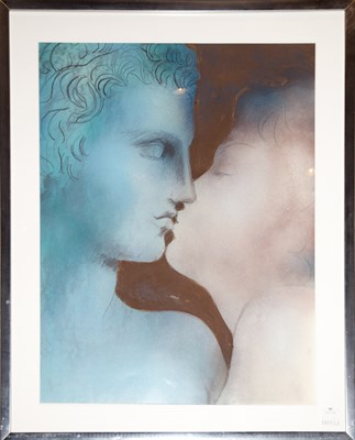 Lot 53 - Harold Stevenson American, b. 1929 The Kiss,...