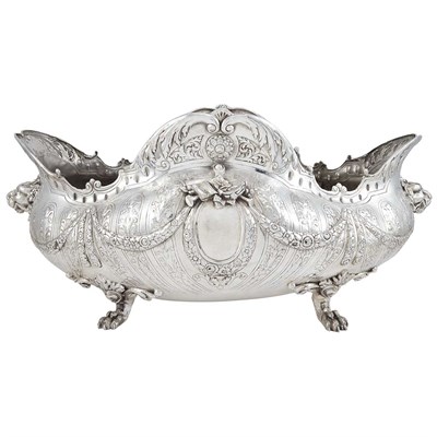 Lot 367 - Continental Silver Centerpiece 20th Century...