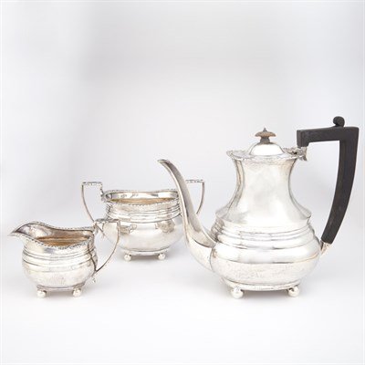 Lot 275 - Regency Style Sterling Silver Tea Service I....