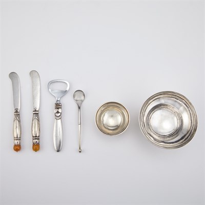 Lot 401 - Group of Georg Jensen Sterling Silver Articles...