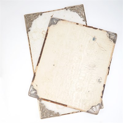 Lot 313 - Tiffany & Co. Sterling Silver Mounted Desk Pad...