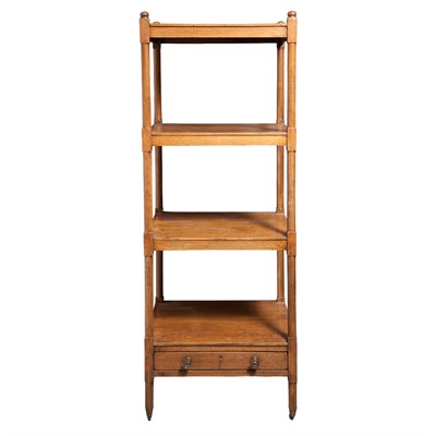 Lot 211 - Regency Oak Etagere Height 54 inches, width 20...