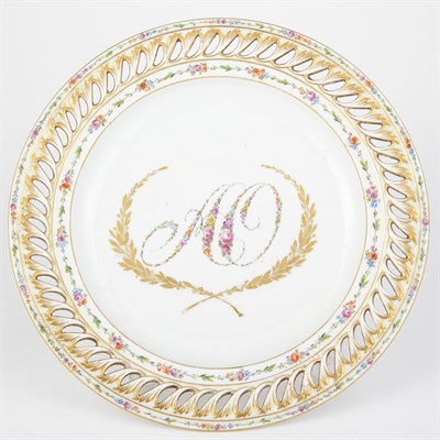Lot 531 - Meissen Gilt and Polychrome Decorated...