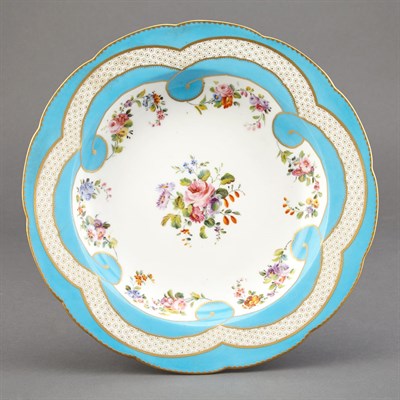 Lot 355 - Sevres Porcelain Plate 18th/19th Century...