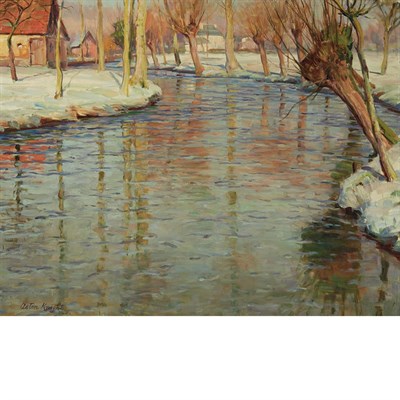 Lot 64 - Louis Aston Knight American, 1873-1948 En...