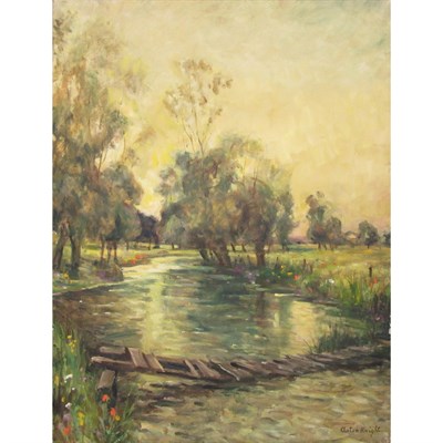Lot 41 - Louis Aston Knight American, 1873-1938 Stream...