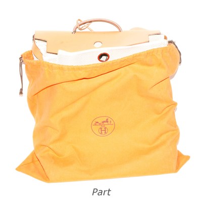 Lot 82 - Two Hermes Fabric and Leather Interchangeable...