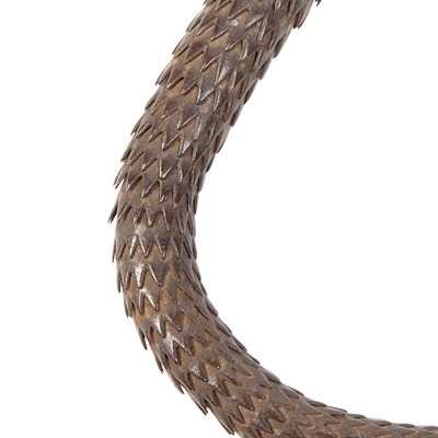 Lot 24 - Japanese Iron Articulated Model of a Snake...