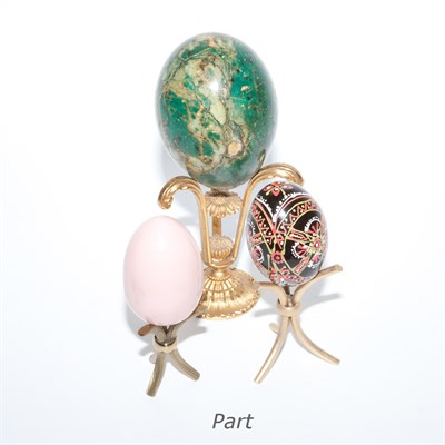 Lot 137 - Group of Eggs Approximately forty-two pieces.