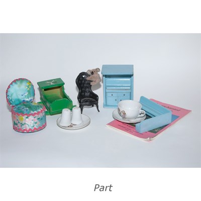 Lot 139 - Group of Doll House Furniture and Miniature...