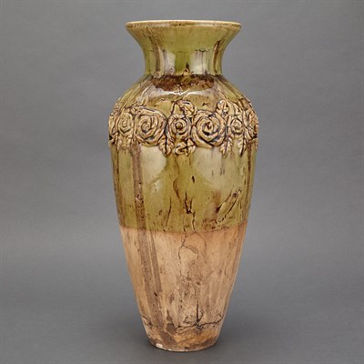 Lot 155 - Group of Six Pottery Vases Height of tallest...